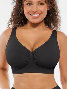 Everyday Wireless Comfort Bra - Black